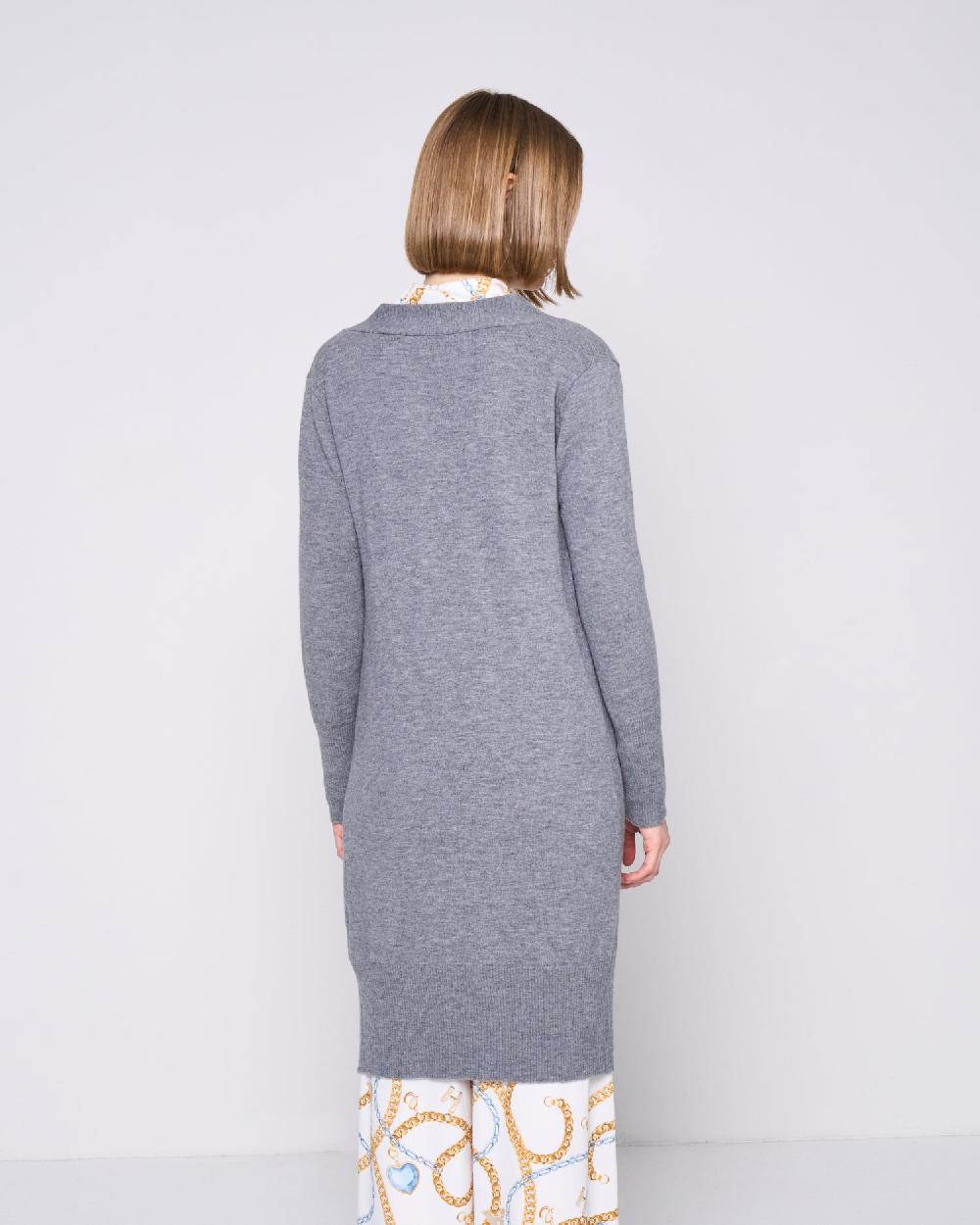 Silvian Heach Cardigan Lungo Con Spilla