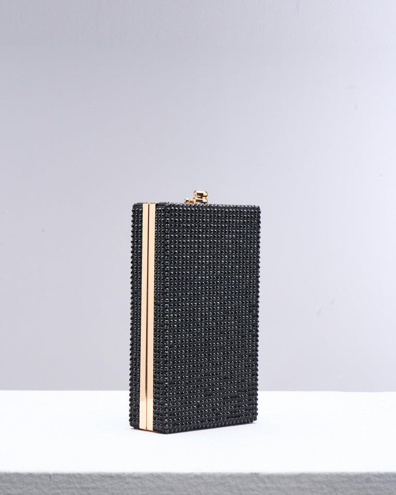 Silvian Heach Clutch rigida in strass