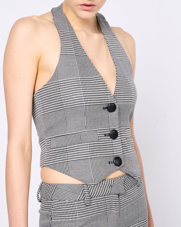 Silvian Heach Gilet A Quadri