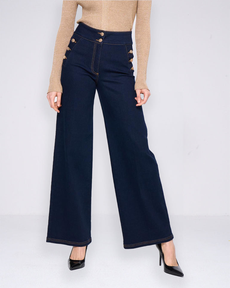 Silvian Heach Jeans Con Bottoni Decorativi