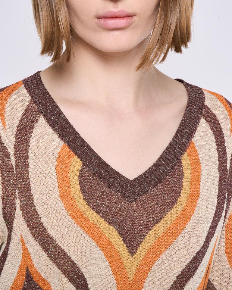 Silvian Heach Maglia A Fantasia Il Lurex