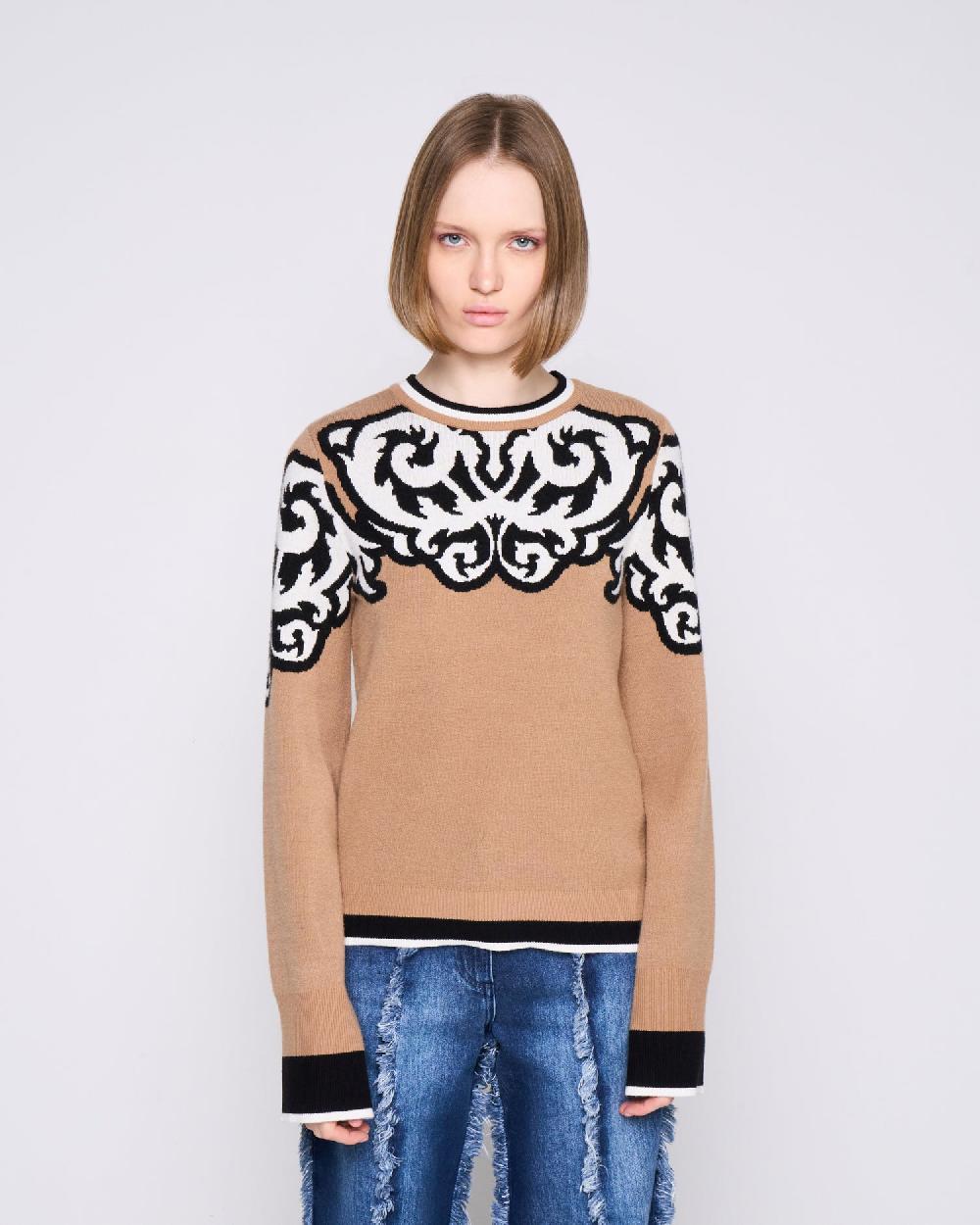 Silvian Heach Maglione Con Maniche Svasate