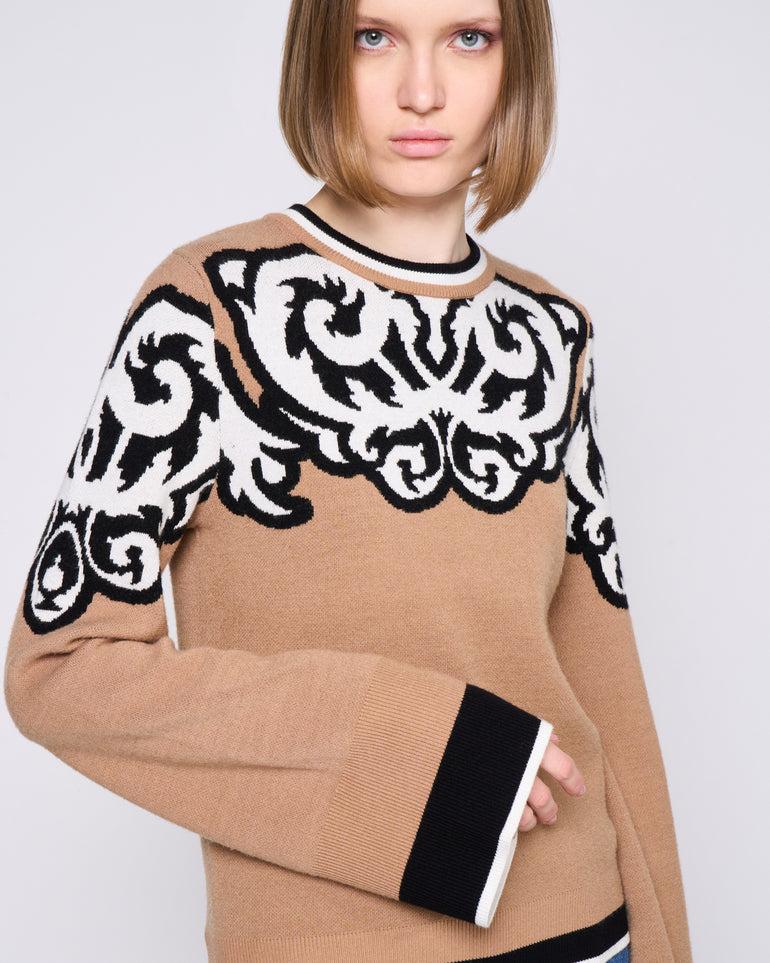 Silvian Heach Maglione Con Maniche Svasate