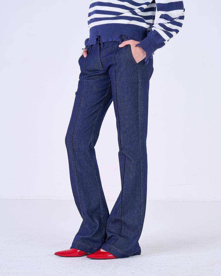 Silvian Heach Pantaloni flare a vita bassa