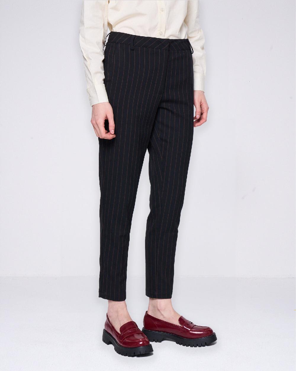 Silvian Heach Pantaloni Gessati A Sigaretta