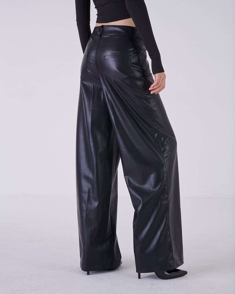 Silvian Heach Pantaloni In Eco-pelle