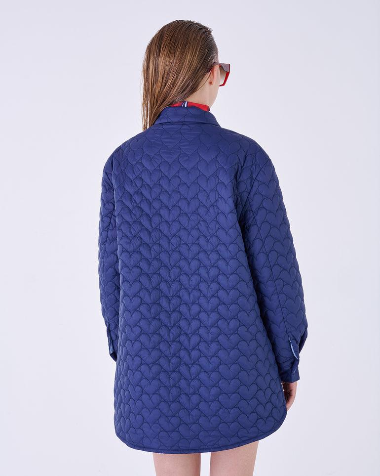 Silvian Heach Piumino Trapuntato A Cuori