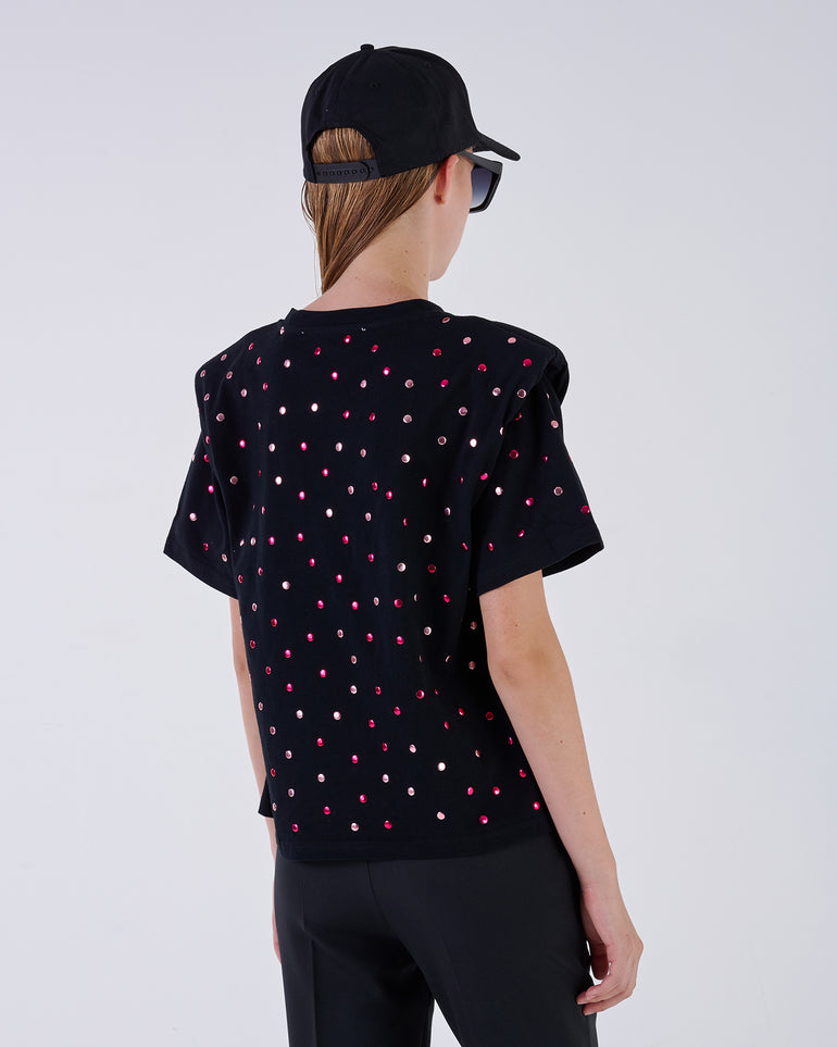 Silvian Heach T-shirt Con Borchie