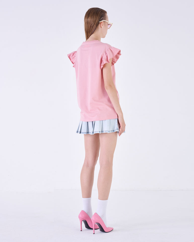 Silvian Heach T-shirt Con Maniche A Volant