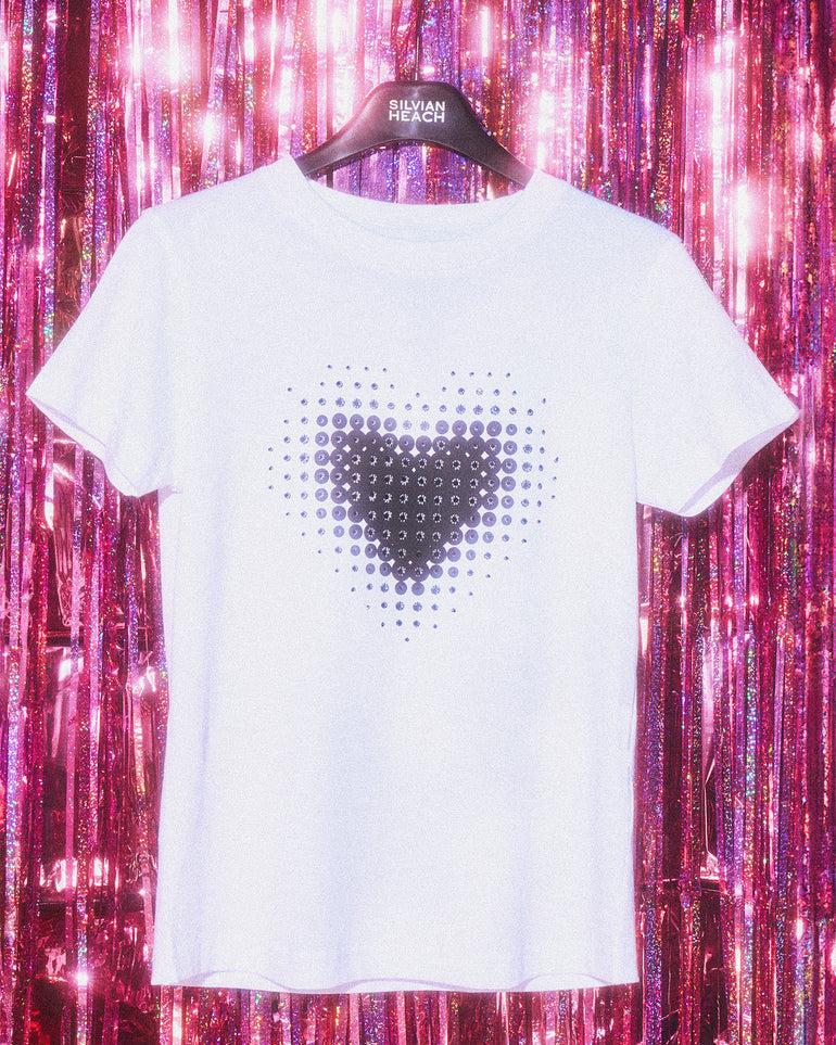 Silvian Heach T-shirt Con Stampa A Cuore