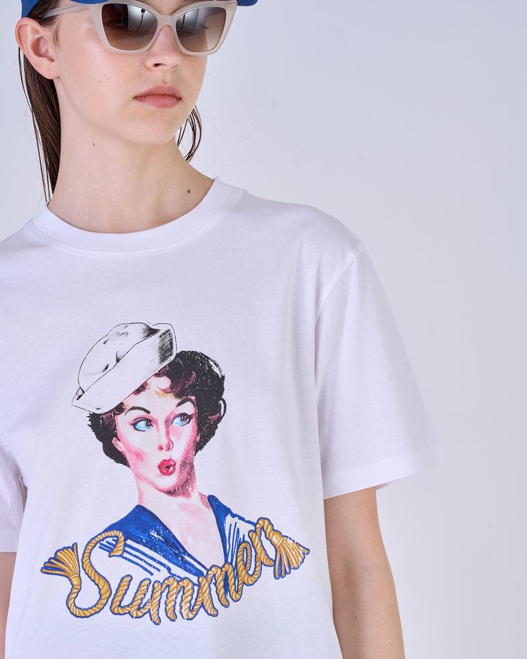 Silvian Heach T-shirt Con Stampa Sailor