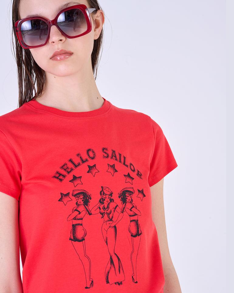 Silvian Heach T-Shirt Con Stampa Sailor