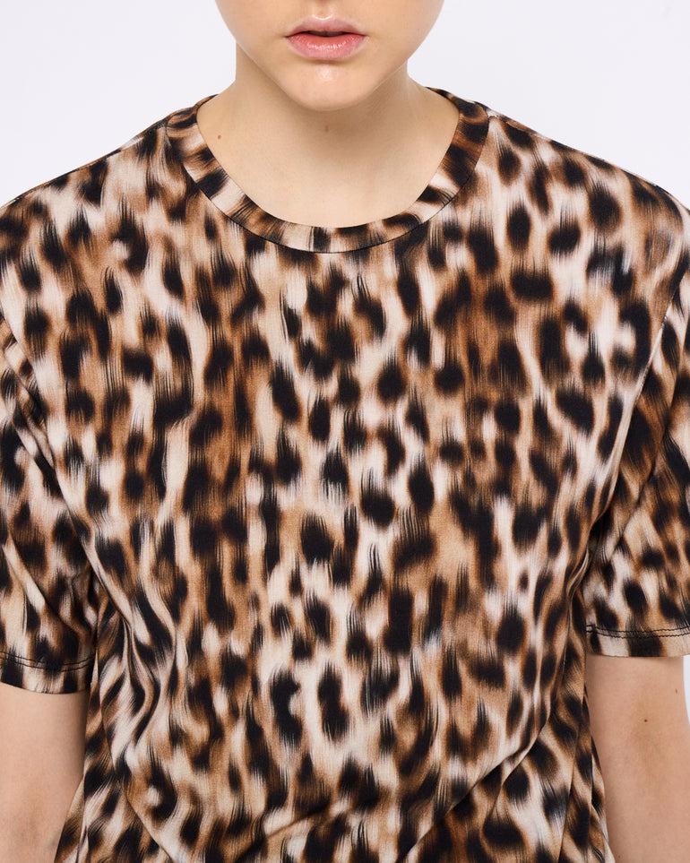 Silvian Heach T-shirt Oversize Leopardata