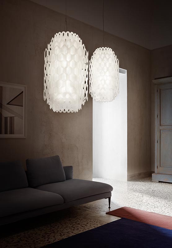 Slamp Lampada Design Chantal Suspension