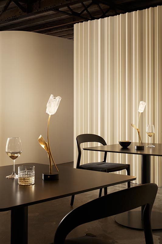 Slamp Lampada Design Tulip Battery