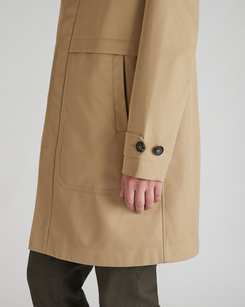 Slowear Carcoat Regular Fit In Cotone Tecnico Certificato