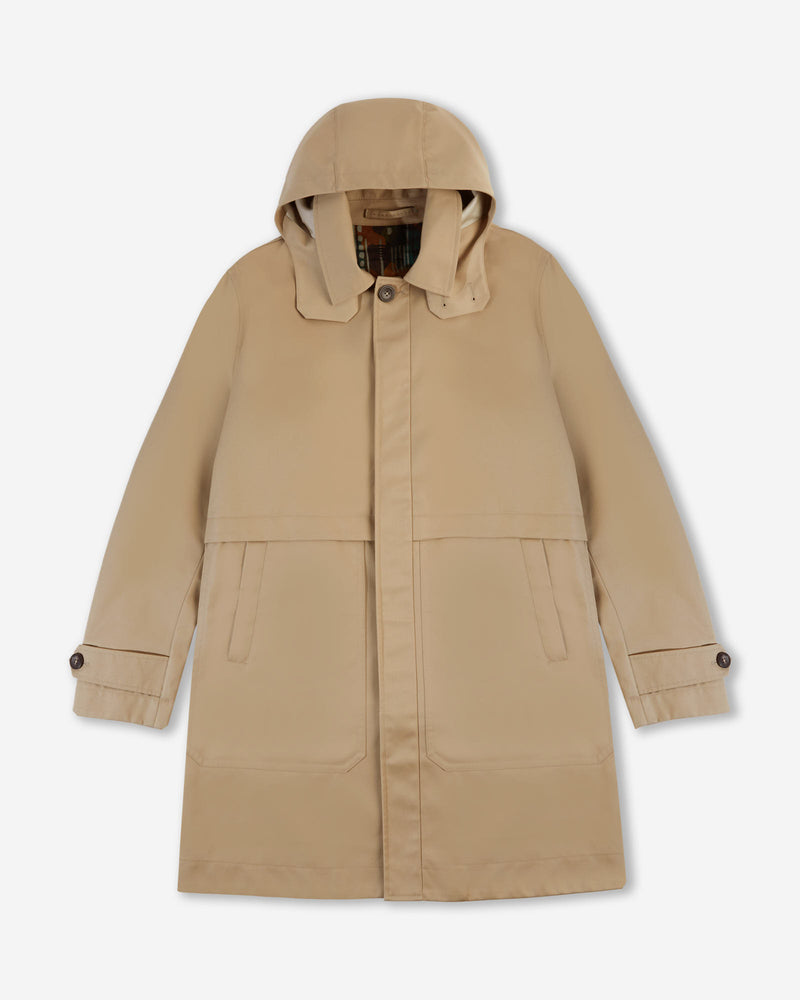 Slowear Carcoat regular fit in cotone tecnico certificato