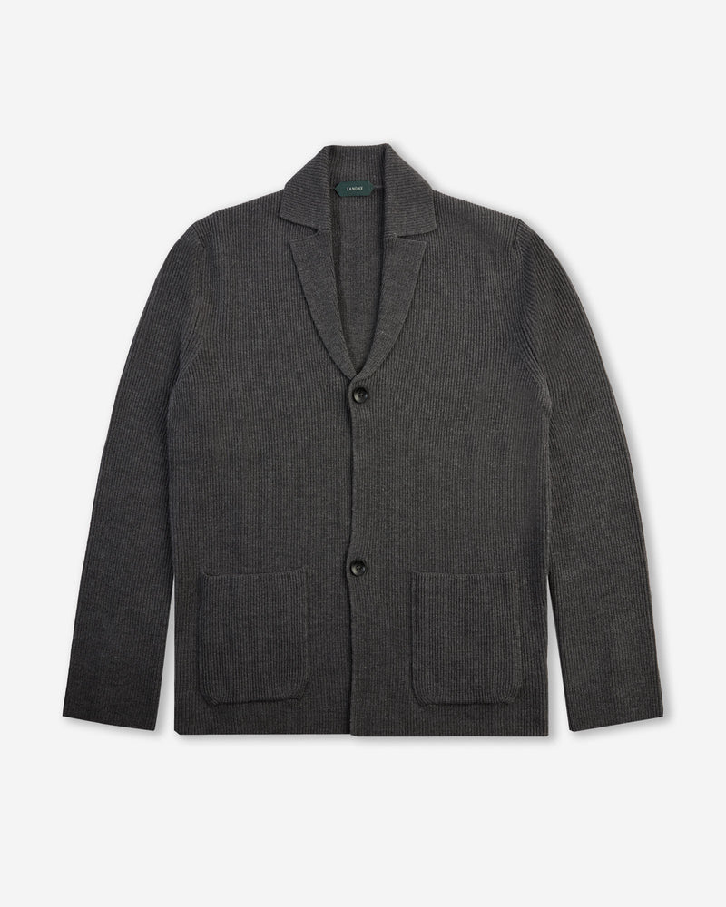 Slowear Giacca slim fit in lana merinos certificata a costa