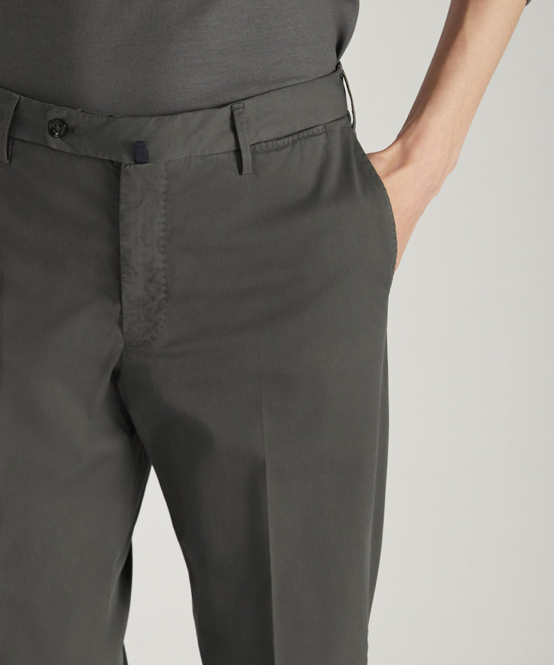 Slowear Pantalone Regular Fit In Cotone Certificato Royal Batavia