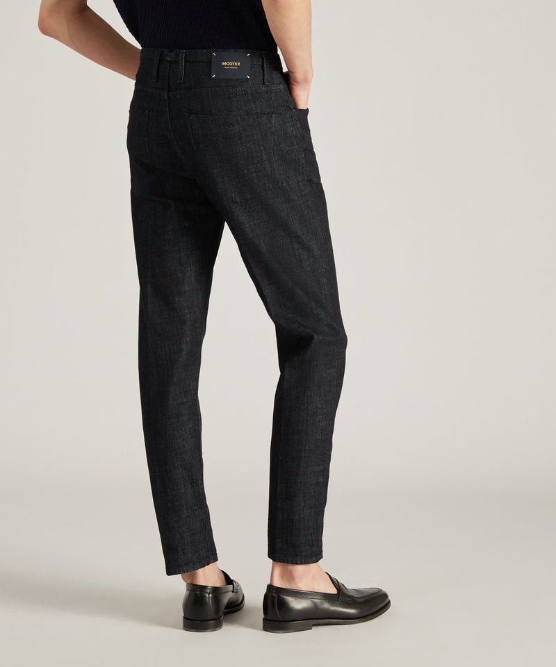 Slowear Pantalone Sartoriale Slim Fit In Denim Stretch