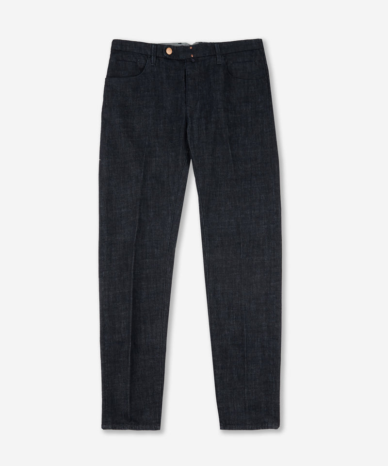 Slowear Pantalone sartoriale slim fit in denim stretch