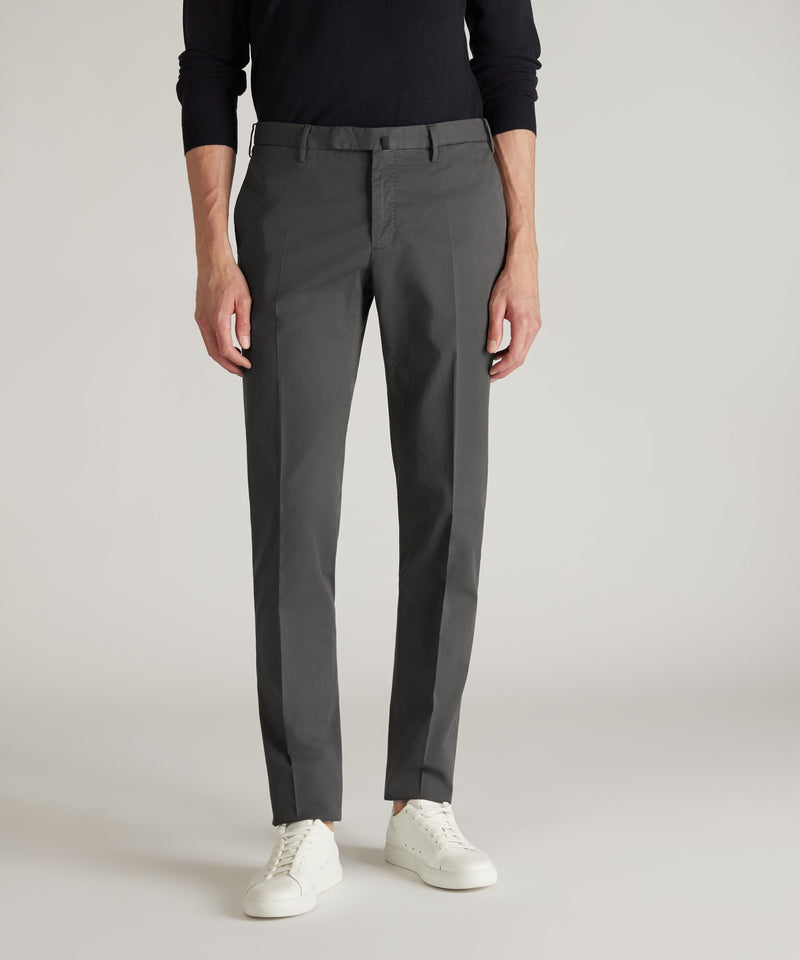 Slowear Pantalone Slim Fit In Cotone Certificato Royal Batavia