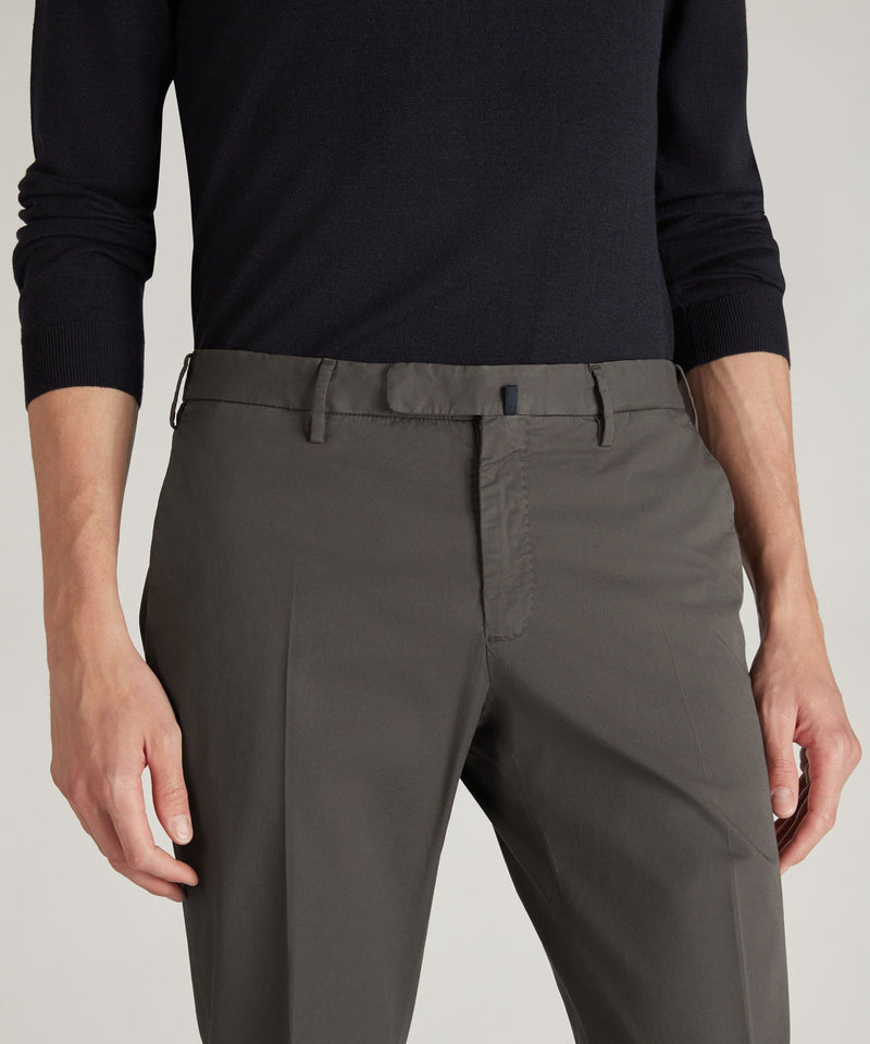 Slowear Pantalone Slim Fit In Cotone Certificato Royal Batavia