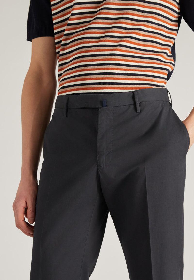 Slowear Pantalone Slim Fit In Cotone Certificato Royal Batavia