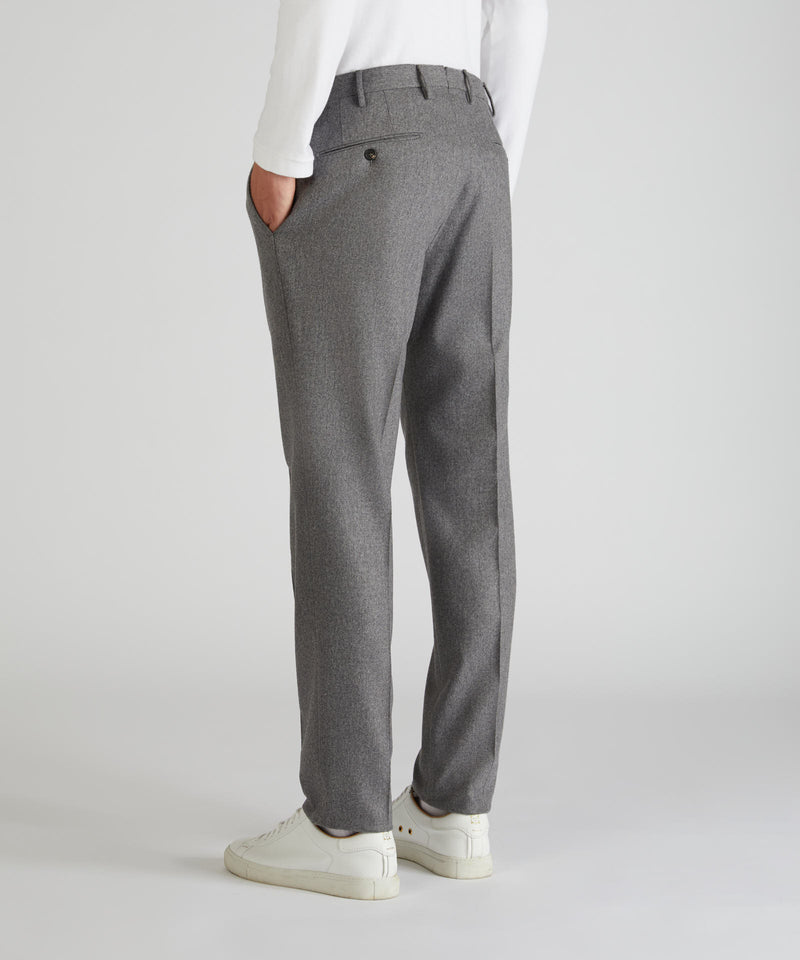 Slowear Pantalone Slim Fit In Flanella Di Lana E Cashmere