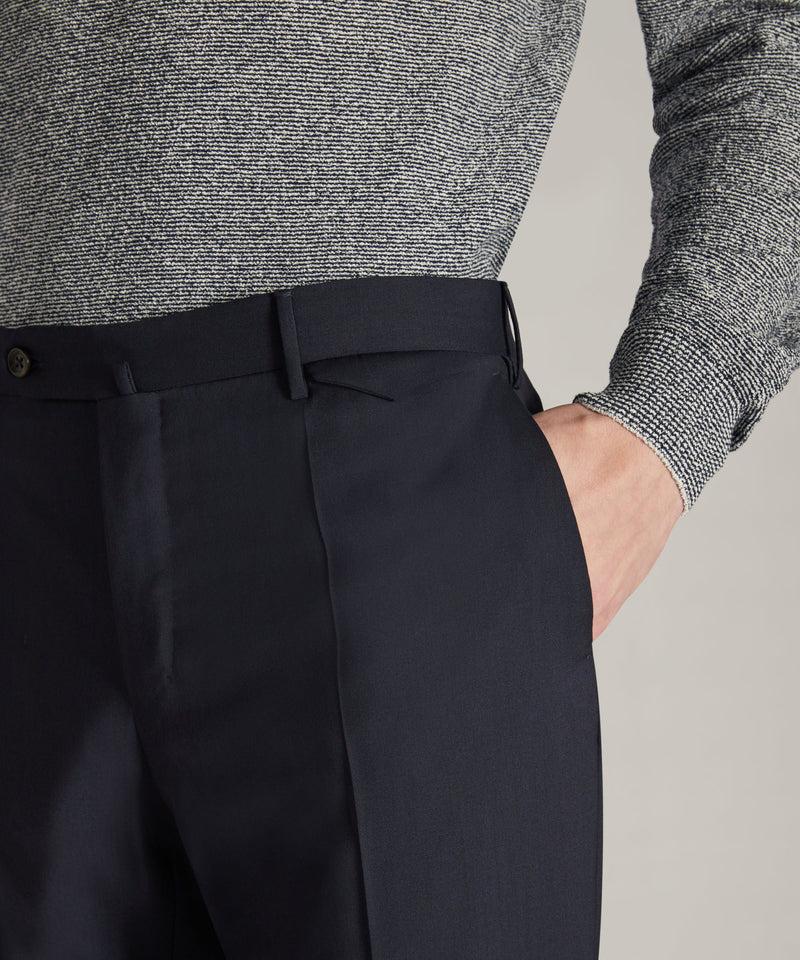 Slowear Pantalone Slim Fit In Lana Tropical Certificata