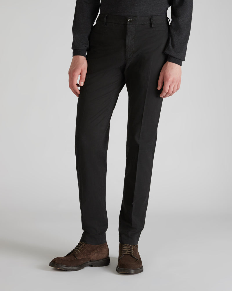 Slowear Pantalone Tapered Fit In Tricocell Certificato