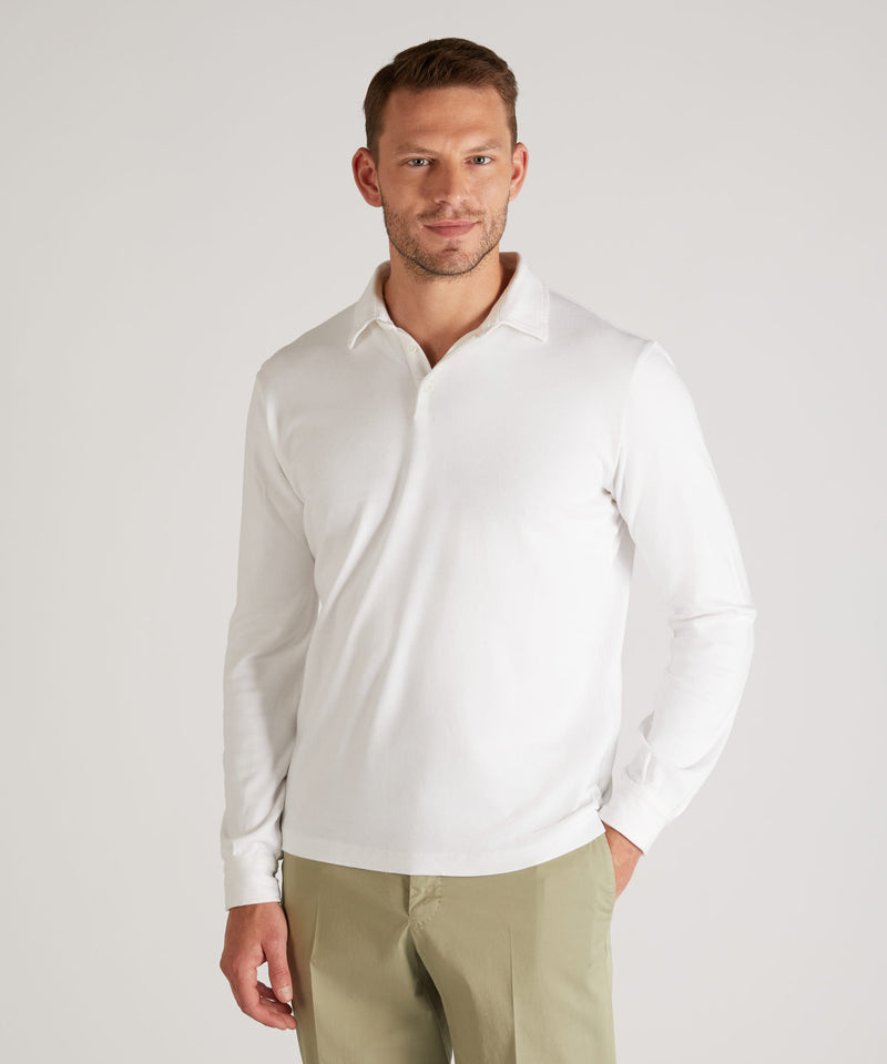 Slowear Polo Slim Fit In Cotone Interlock Certificato