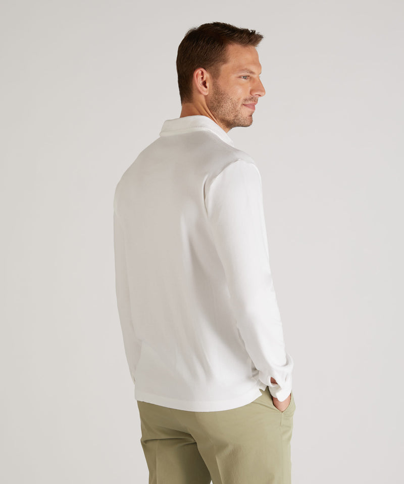 Slowear Polo Slim Fit In Cotone Interlock Certificato