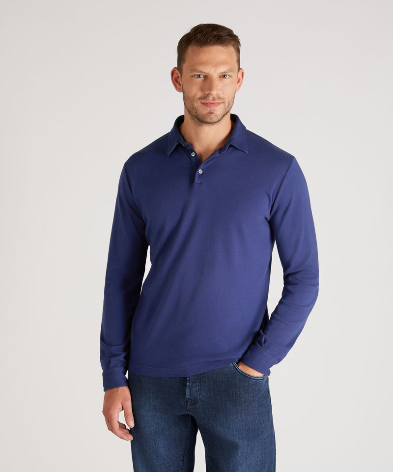 Slowear Polo Slim Fit In Cotone Interlock Certificato