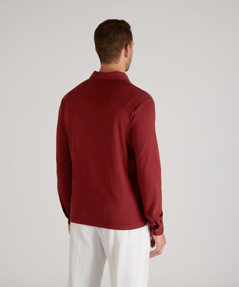 Slowear Polo Slim Fit In Cotone Interlock Certificato