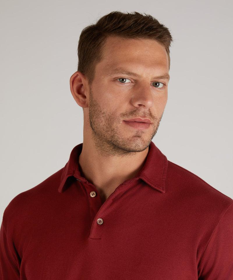 Slowear Polo Slim Fit In Cotone Interlock Certificato