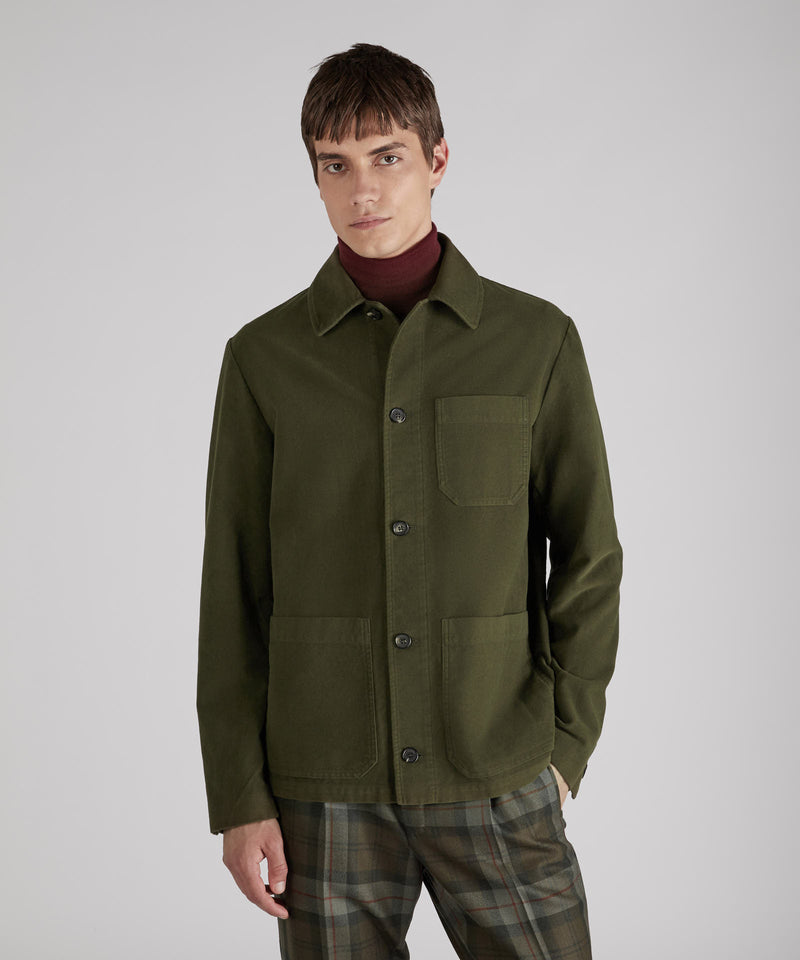 Slowear Blusa Regular Fit In Moleskin