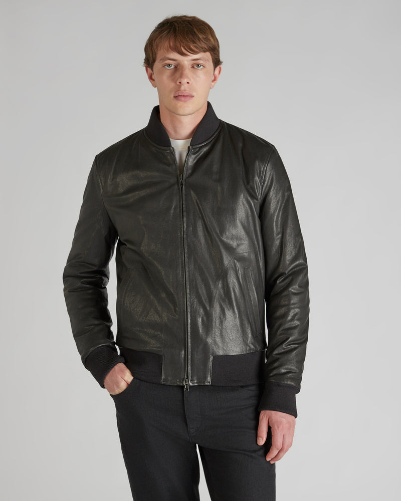 Slowear Bomber Regular Fit In Nappa