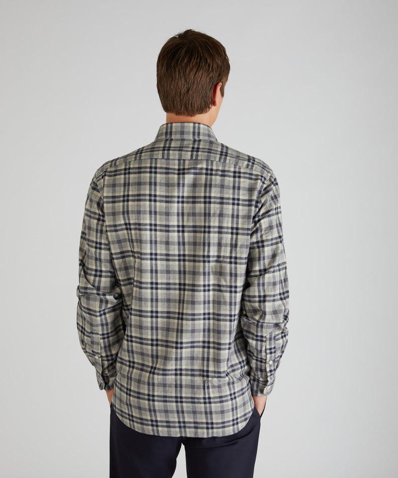 Slowear Camicia Casual Fit In Flanella