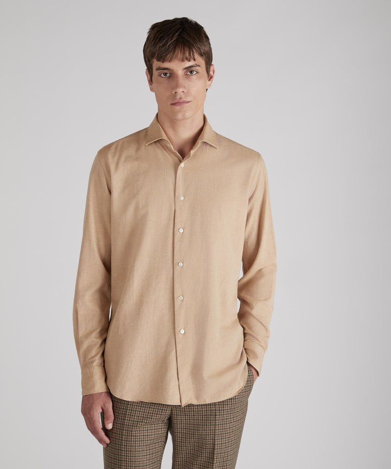 Slowear Camicia Regular Fit In Flanella