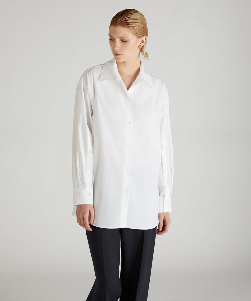 Slowear Camicia Regular Fit In Popeline Di Cotone