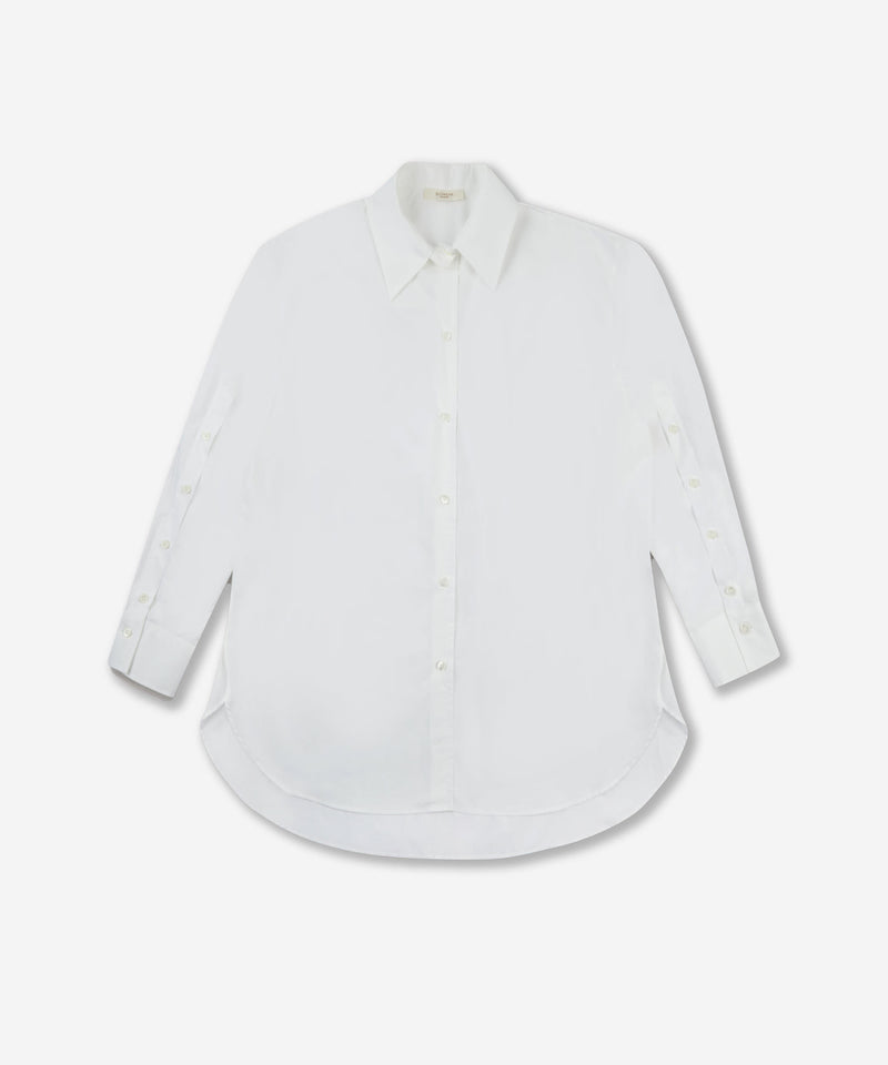 Slowear Camicia regular fit in popeline di cotone