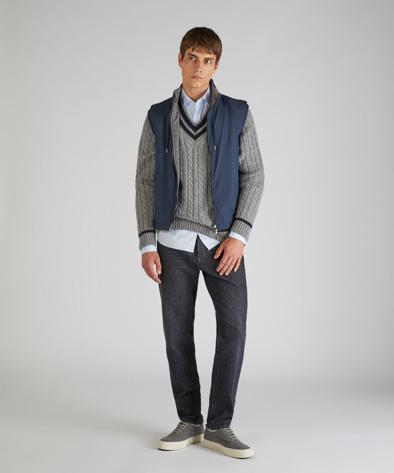 Slowear Camicia Slim Fit In Tessuto Tecnico