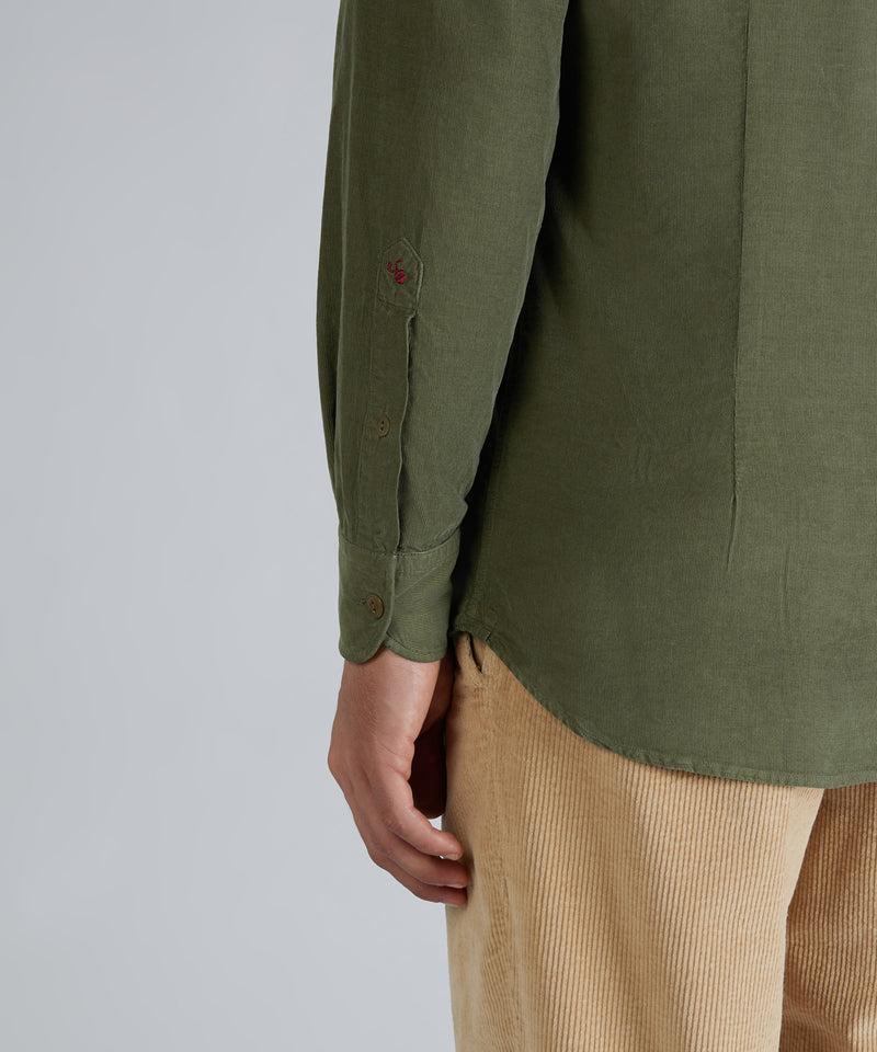 Slowear Camicia Slim Fit In Velluto