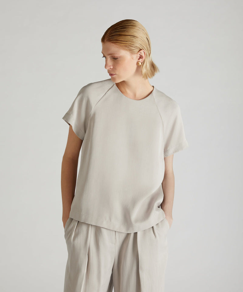 Slowear Camicia Wide Fit In Lyocell