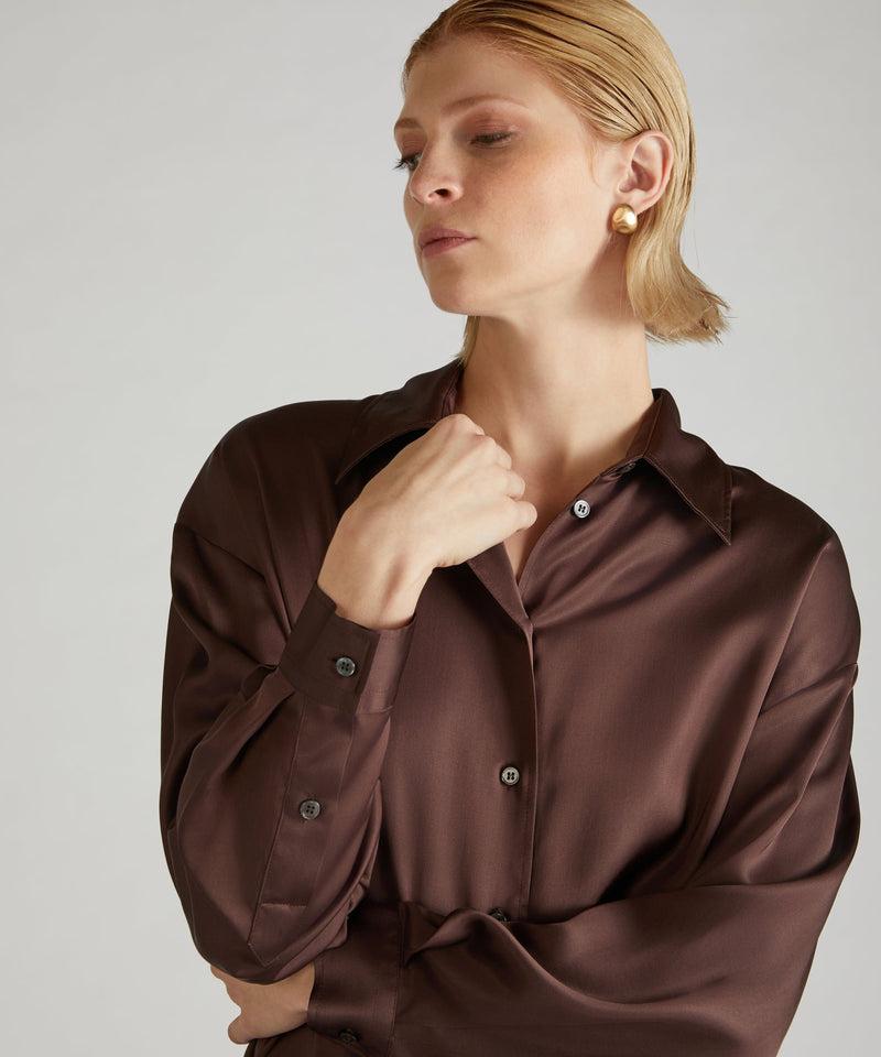 Slowear Camicia Wide Fit In Raso