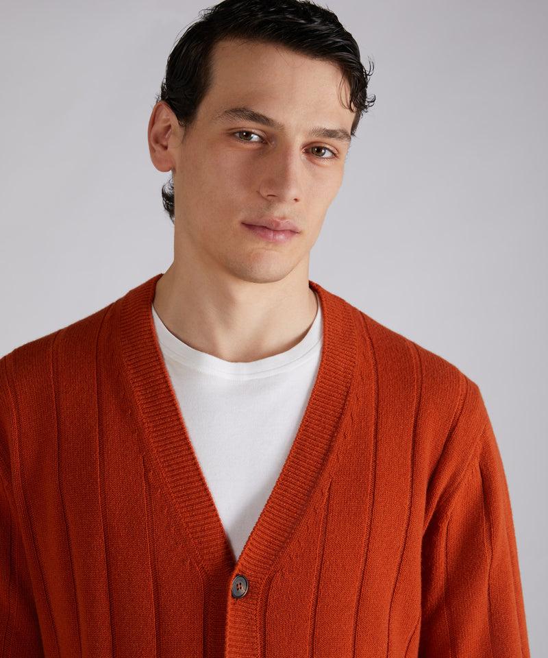 Slowear Cardigan Slim Fit In Lana E Cashmere