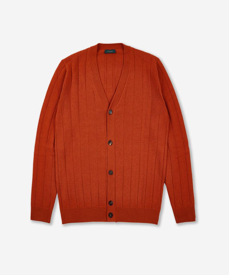 Slowear Cardigan slim fit in lana e cashmere