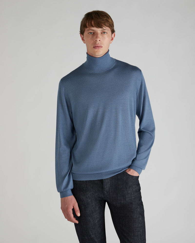 Slowear Dolcevita Slim Fit In Cashmere E Seta