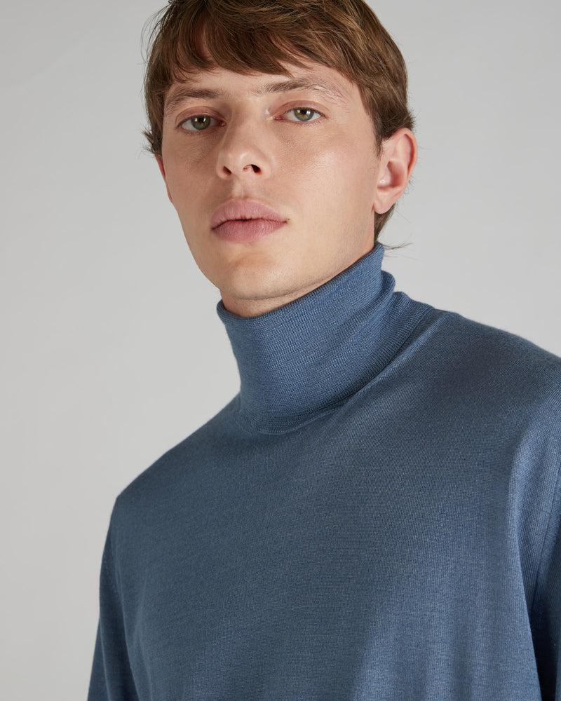 Slowear Dolcevita Slim Fit In Cashmere E Seta